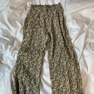 XHILARATION Floral Wide Leg Pant Size XS